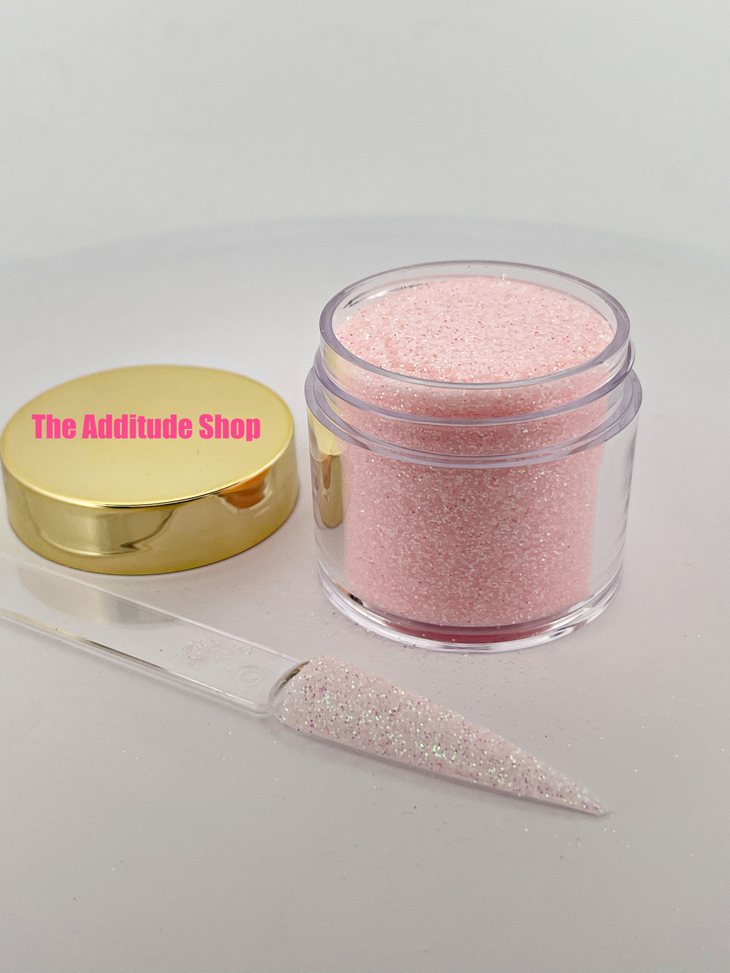 1 Oz Extra Fine Nail Glitters-Light Pink