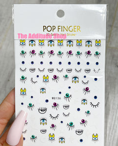 Eyes Nail Stickers