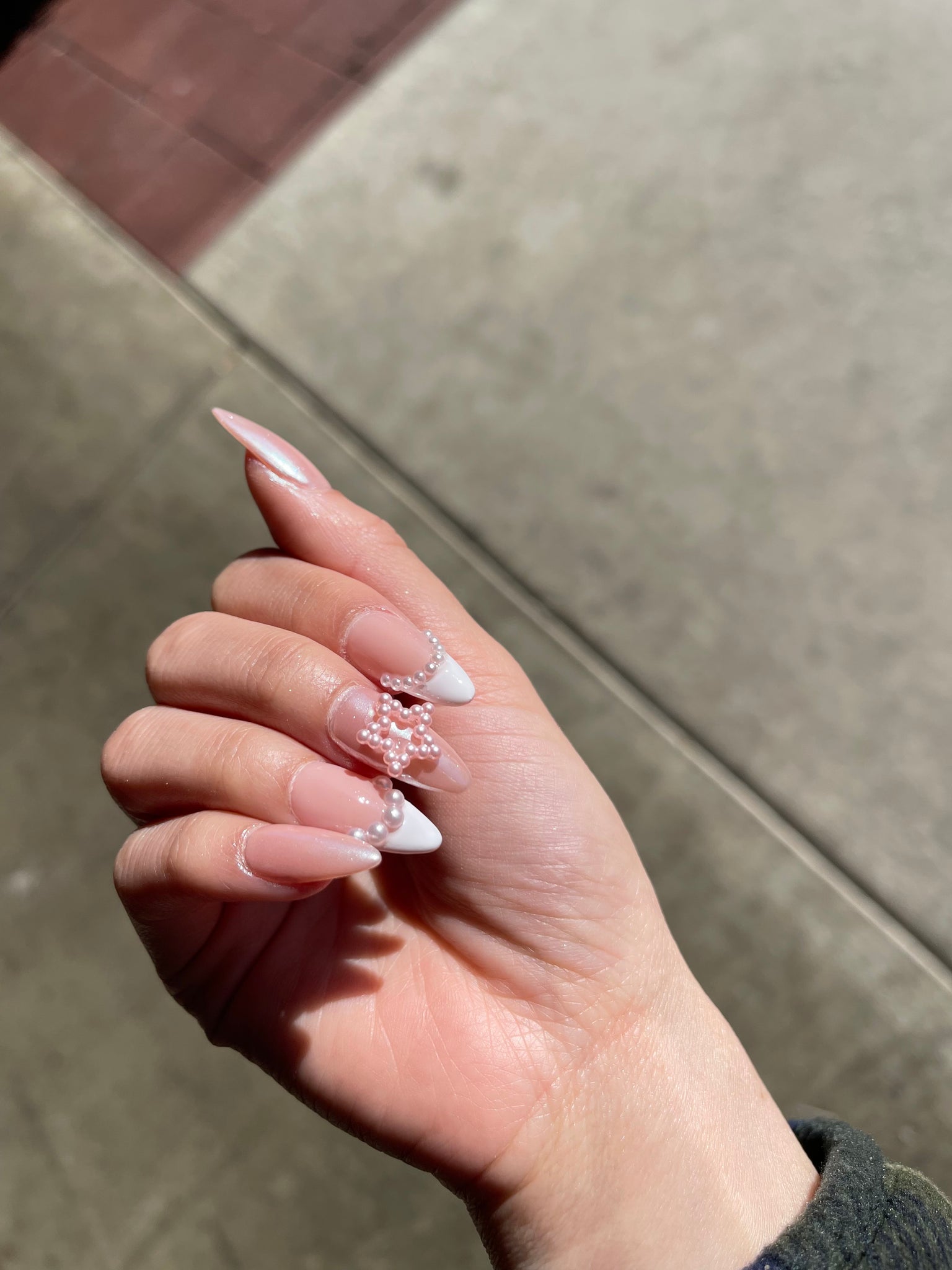 soft almond nails