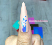 Load image into Gallery viewer, 16 Sheets Holographic Flame Nail Stickers
