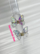 Load image into Gallery viewer, Flexible Oversized Butterfly Resin Nail Charms-10 pieces
