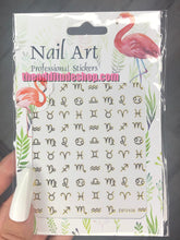 Load image into Gallery viewer, Zodiac Nail Stickers Version 2

