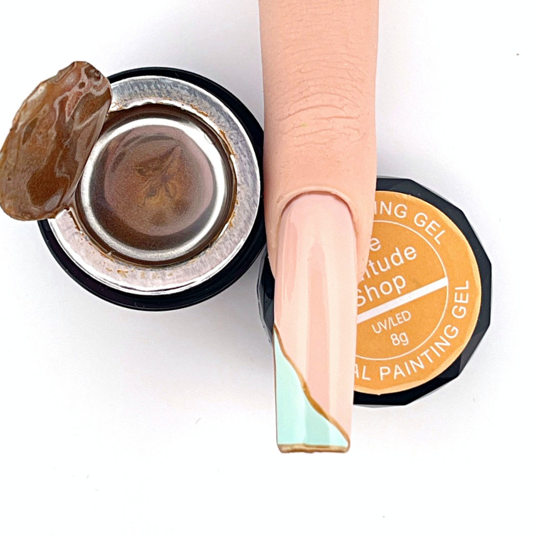 Metallic Gold Nail Painting Gel-8G Jar