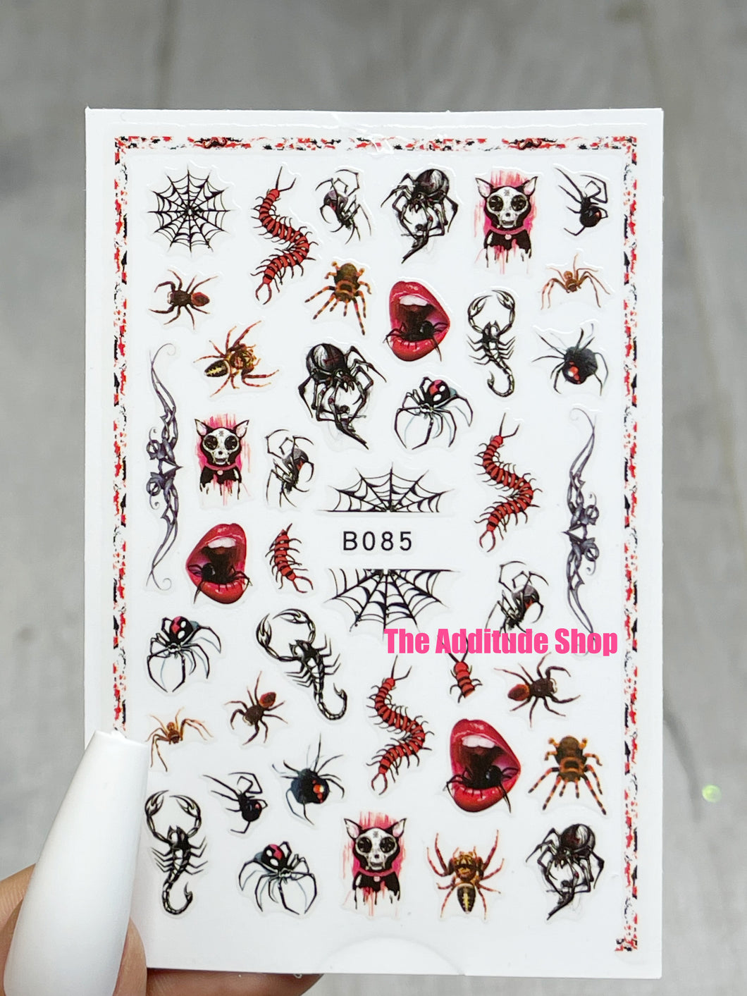Halloween Insects Nail Stickers