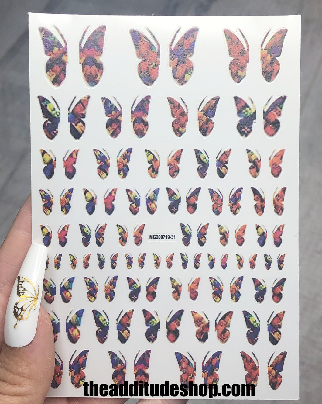 MG Halfs Butterfly Nail Stickers-31