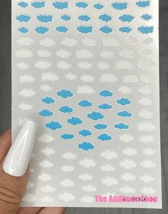 MG Clouds Nail Stickers