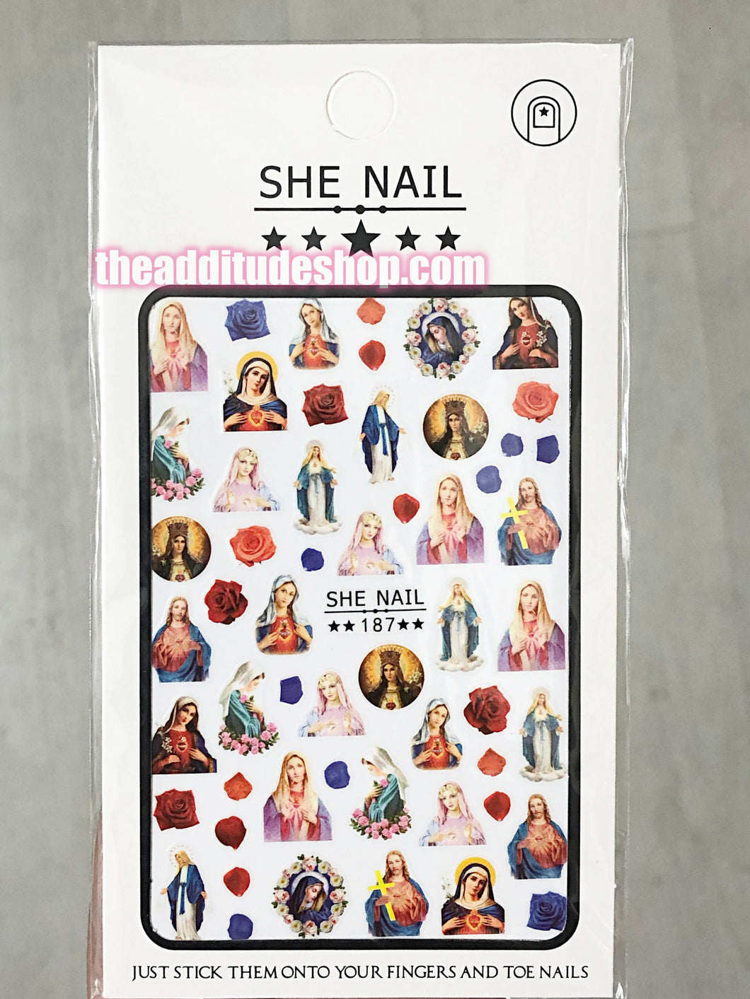 Holy Mary Nail Stickers