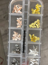 Load image into Gallery viewer, 4 Colors Metal Butterfly 3D Nail Charms
