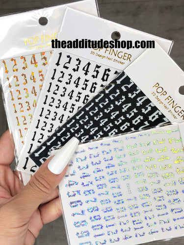 MG L & HK Nail Stickers – The Additude Shop