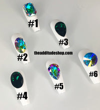 Load image into Gallery viewer, Oversized Pointy Back K9 Glass Big Gems Rhinestones Crystals-5 Pieces
