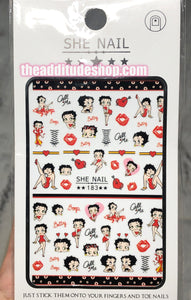 Betty B Nail Stickers