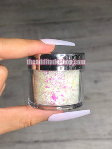 1 oz Iridescent Chunky Mix Nail Glitters-Pink