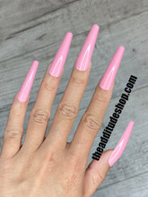 Load image into Gallery viewer, 500 Pieces XL Length Pink Coffin Full Cover Nail Tips
