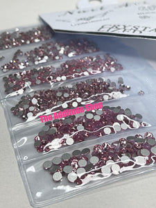 1,400 Pieces Nail Rhinestones Crystals (5 Colors)