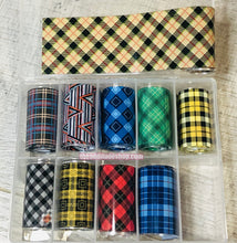 Load image into Gallery viewer, Plaid Nail Foils
