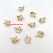 Load image into Gallery viewer, Princess Crown #2 Nail Decals Charms-10 pieces
