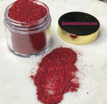 Load image into Gallery viewer, 1 Oz Fine Nail Glitters-Red
