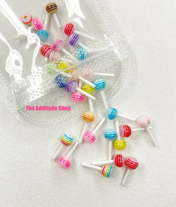 New Round Lollipop Nail Charms (30 pcs)