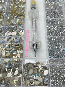 Moonlight Shadow 1,400 Nail Rhinestones Crystals Bling Box
