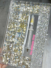 Load image into Gallery viewer, Moonlight Shadow 1,400 Nail Rhinestones Crystals Bling Box

