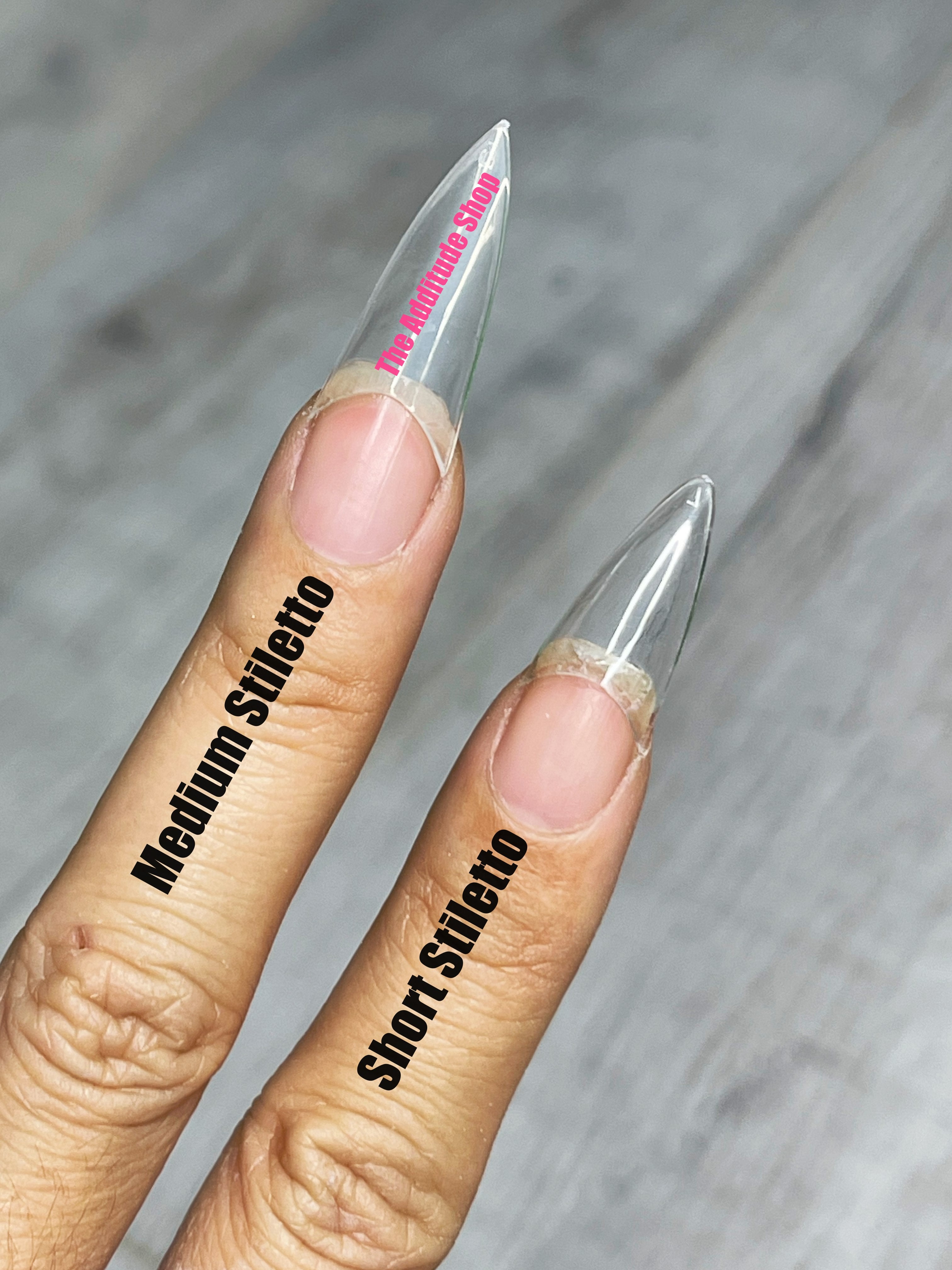 stiletto acrylic nails
