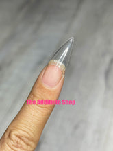 Load image into Gallery viewer, Short Length Stiletto Half Cover Nail Tips
