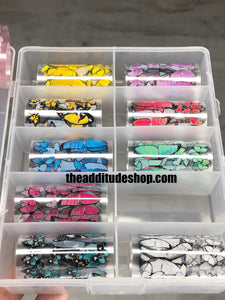 Small & Big Sizes Butterfly Nail Foils