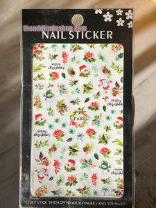 Snowman Nail Stickers