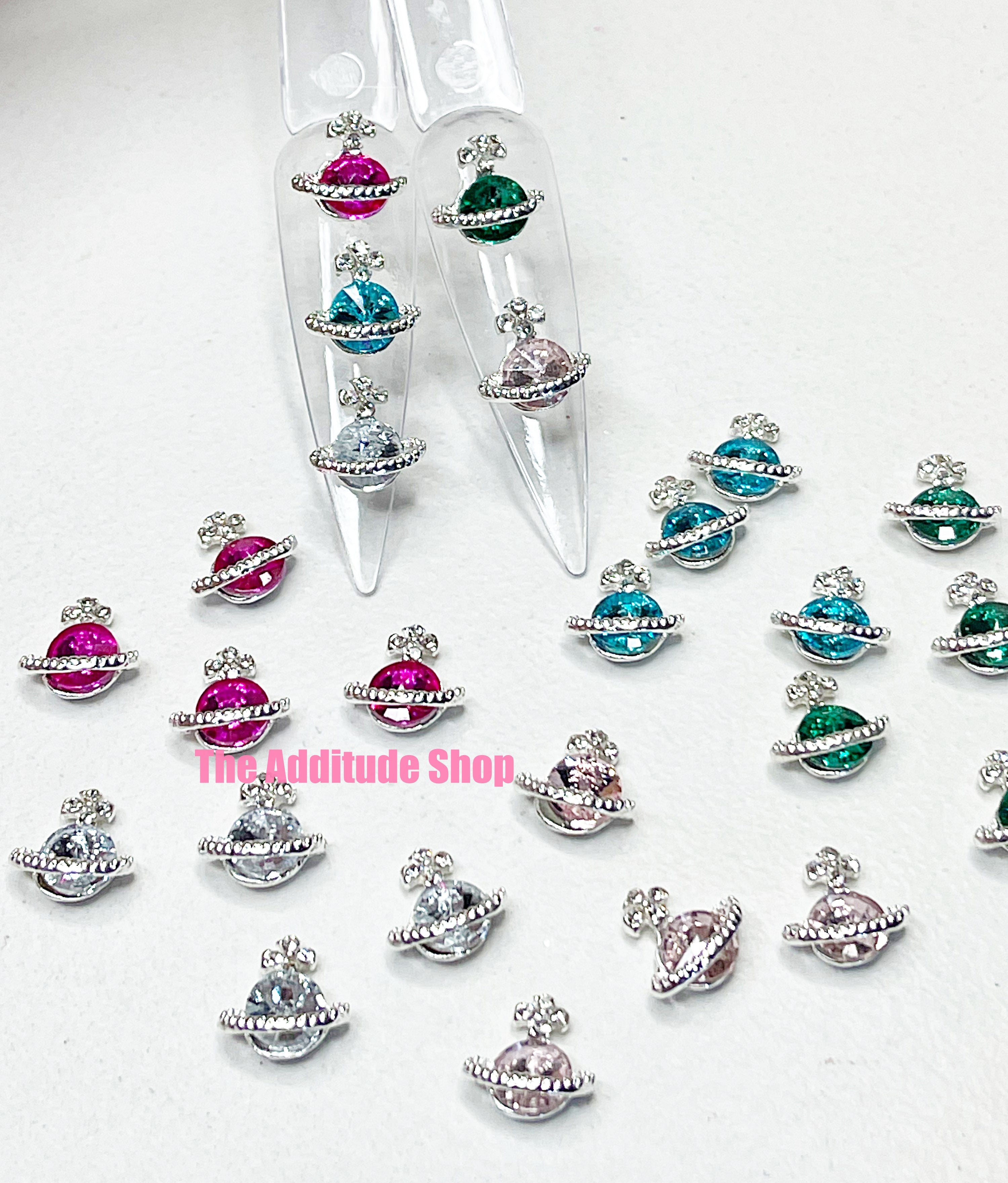 Fancy 5 Designs Nail Charms (20 Pieces) – The Additude Shop