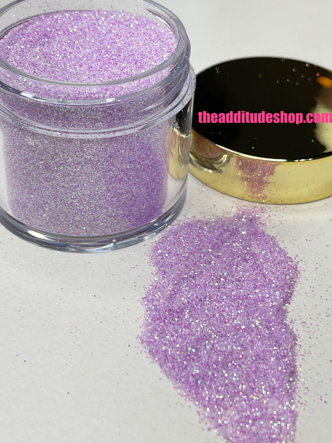 1 Oz Fine Nail Glitters-Spring Purple Lavender