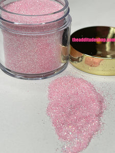 1 Oz Fine Nail Glitters-Spring Light Pink