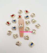 Load image into Gallery viewer, Vintage Hearts #2 3D Nail Charms-20 PCS
