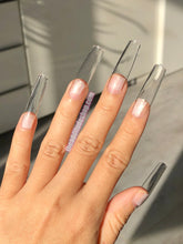 Load image into Gallery viewer, 500 Pieces Soft Gel Long Tapered Square Full Coverage Nail Tips
