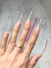 Load image into Gallery viewer, XXL Ballerina Half Cover Nail Tips-500 Tips
