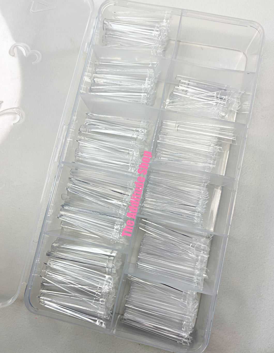(No C-Curve) XXL Coffin Half Cover Nail Tips