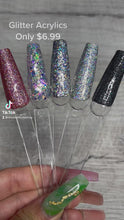 Load and play video in Gallery viewer, Glitter Acrylic Nail Powders Collection
