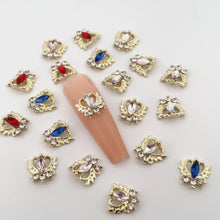 Load and play video in Gallery viewer, Vintage Hearts #2 3D Nail Charms-20 PCS
