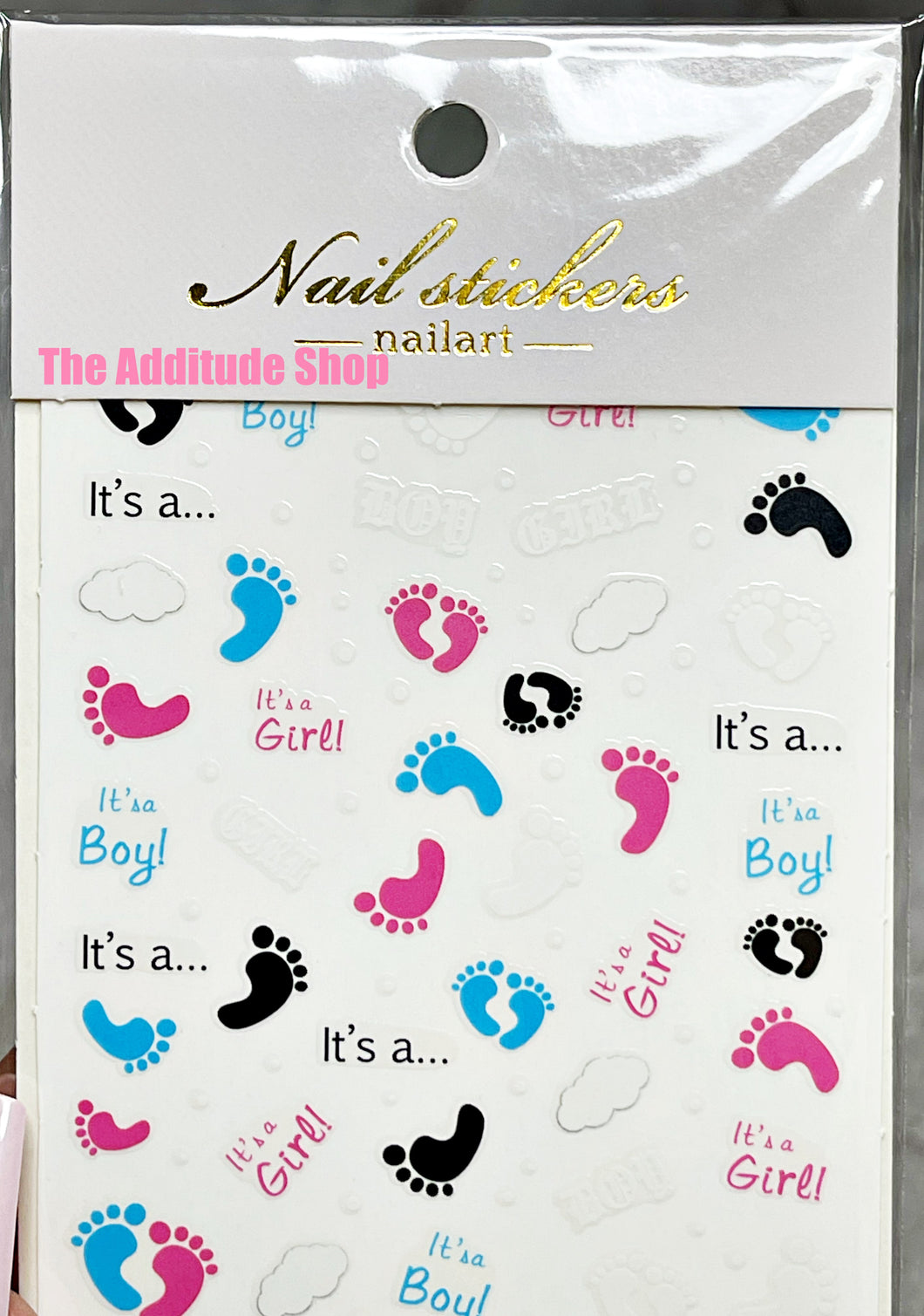 Alphabet Old English Nail Stickers #62 – The Additude Shop