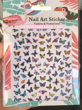 Load image into Gallery viewer, Holographic Butterfly Nail Stickers #54
