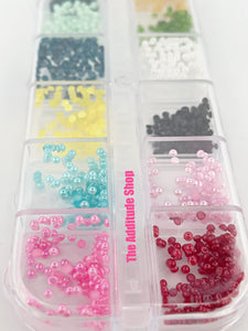 12 Colors Mini Half Pearls Nail Charms Decoration